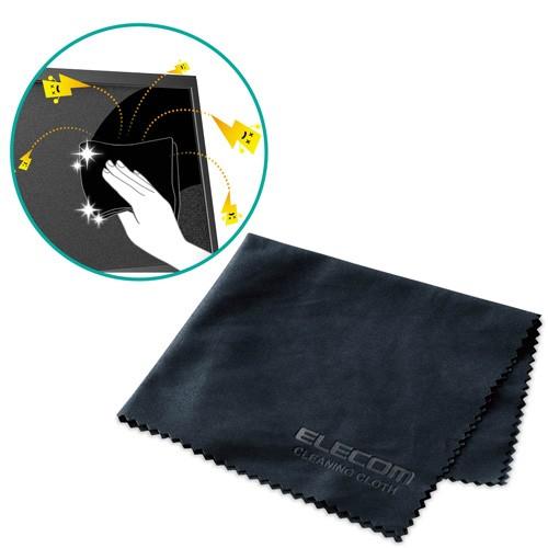 ポスト投函 エレコム ELECOM クリーニングクロス マイクロファイバー 汚れが見える 静電気抑制...