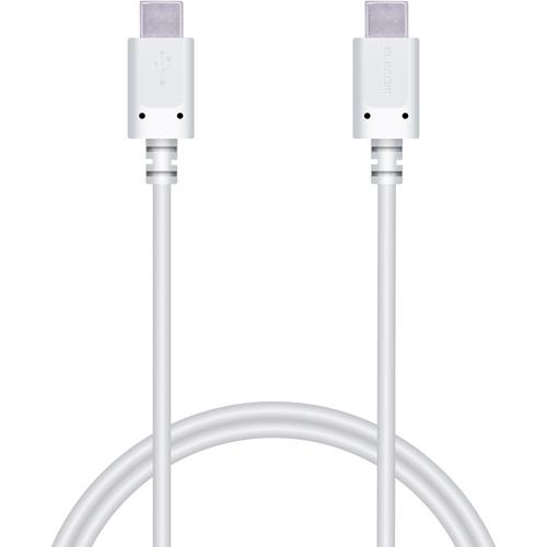 ポスト投函 エレコム ELECOM USB2.0ケーブル Type-C 超急速充電 1.0m ホワイ...