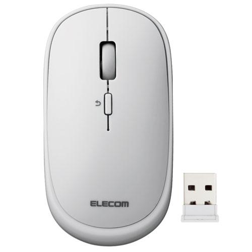 エレコム ELECOM 2.4GHz無線マウスM-TM10シリーズ グレー M-TM10DBGY