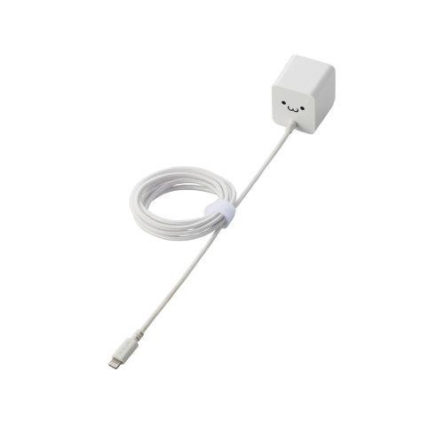 エレコム ELECOM iPhone充電器 2.4A出力 ライトニングケーブル 一体型 1.5m 高...