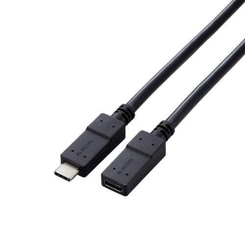 ポスト投函 エレコム ELECOM USB Type C 延長ケーブル 0.5m PD 60W US...