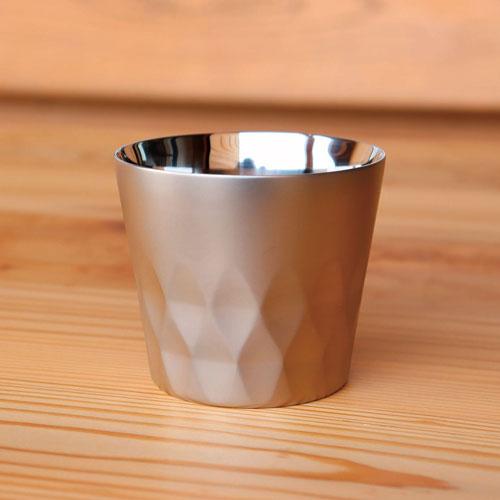 アーガイル柄 18-8ステンレス二重構造 オールドファッションタンブラー AG-0070