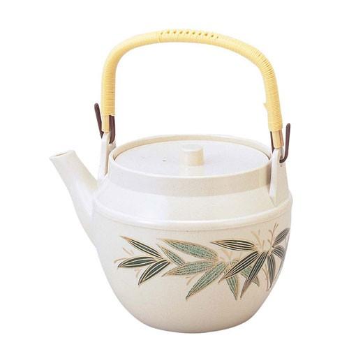 耐熱急須 志野二色笹 小 0.7L