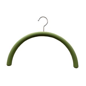 グリーン ハンガー 肩をいためないまろやかハンガー TP-ECM02-38GRN すべらない
