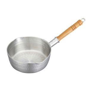 目盛付 底平 24cm アルミ 雪平鍋