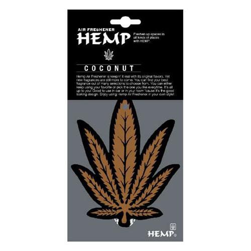 HEMP ヘンプ ルームフレグランス エアーフレッシュナー ココナッツ 吊り下げ 1枚 NAX-05...