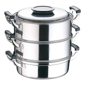 遠藤商事 TKG SA ステンレス プラ柄 厚板 実用鍋 27cm AZT0727