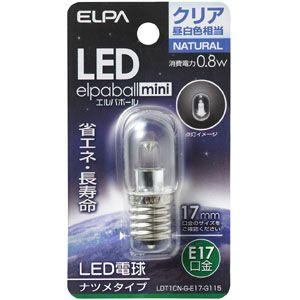 ELPA LED電球 ナツメ型 E17 LDT1CN-G-E17-G115 : webby shop - 通販