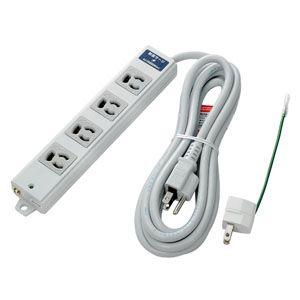 ELPA 事務所向け耐雷タップ 4個口 3m OAT-JP43SH : webby shop - 通販