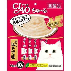 INABA ちゅ〜る チャオちゅーる まぐろほたて味 14g×10本入 / ちゃお