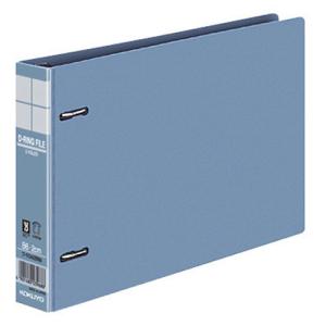 コクヨDリングファイル B4-E・3cm青 26冊セット KOKUYO（コクヨ） ファイル Dリングファイル B6横 30ミリとじ 青