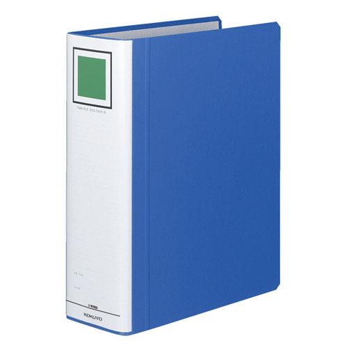 コクヨ チューブファイル エコツインR （S型） A4縦 80ミリとじ 2穴 青 フ-RT680B