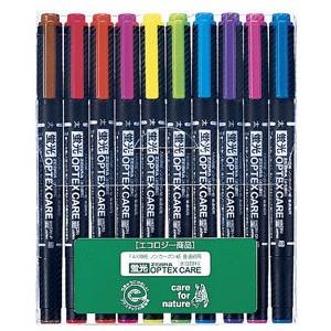 ゼブラ 蛍光ペン 蛍光オプテックスケア 10色セット WKCR1-10C ゼブラ 蛍光ペン 蛍光オプテックスケア 10色セット WKCR1-10C