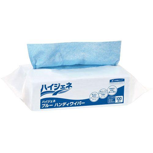 クレシア ハイジェネ ハンディワイパー ブルー 100枚入