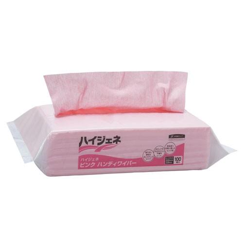 クレシア ハイジェネ ハンディワイパー ピンク 100枚入