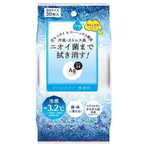 資生堂 エージーデオ24 クリアシャワーシート クール 無香料 30枚入