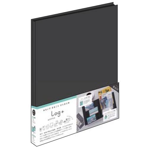ナカバヤシ ポケットアルバム ログプラス ビス式 A4サイズ 100年台紙 ブラック A-LPA4H...