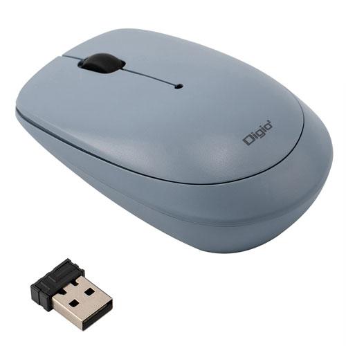 ナカバヤシ Digio2 無線 シンプルマウス 3ボタン ブルー BlueLED MUS-RKT20...