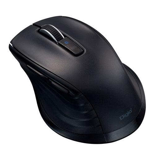 ナカバヤシ Digio2 Bluetooth 静音マウス 5ボタン BlueLED ブラック MUS...
