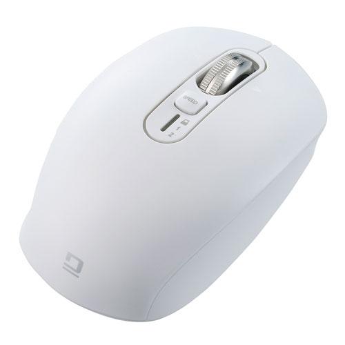 ナカバヤシ Digio2 感動ホイールマウス 静音5ボタン BlueLEDマウス S ホワイト MU...