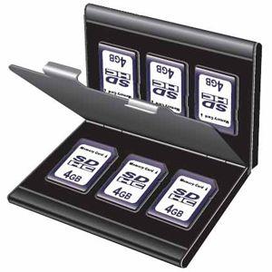 ナカバヤシ Digio2 ダブルタイプメモリーカードケース ブラック MCC-1100BK｜webby
