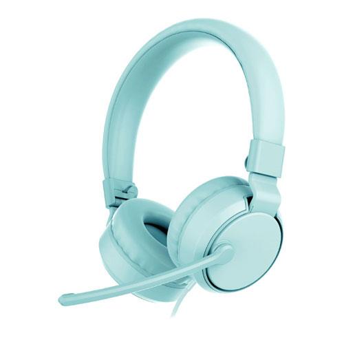 ナカバヤシ Digio2 4極ヘッドセット ライトブルー MHM-STB36LB