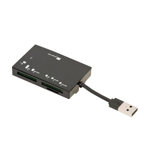 ナカバヤシ Digio2 USB2.0 マルチカードリーダー ブラック CRW-5M67BK