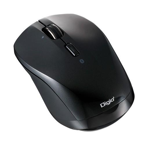 ナカバヤシ Digio2 Bluetooth小型マウス 高速スクロール「神速」 静音/3ボタン/Bl...