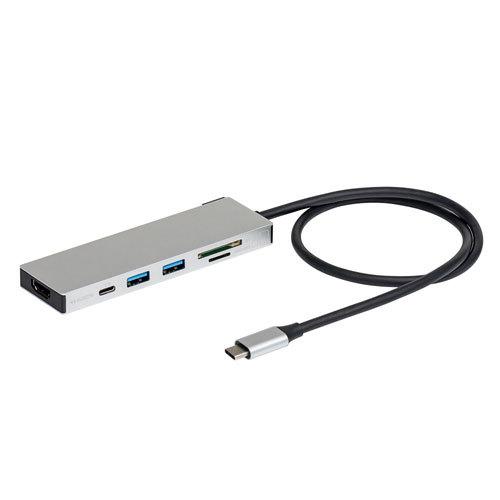 ナカバヤシ Digio2 USB Type-C アルミドッキングステーション 「スティックス」 50...