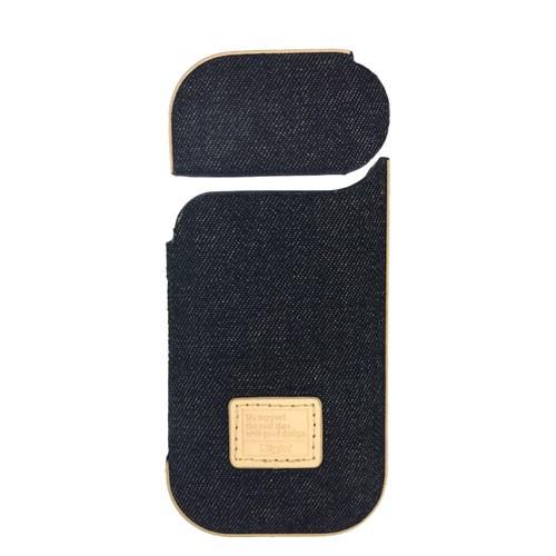 ナカバヤシ Digio2 IQOS用 デニムファブリックケース ブラック SZC-IQS04BK