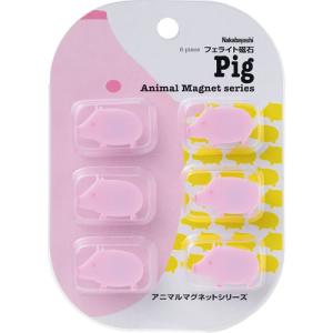 ナカバヤシ アニマルマグネット ブタ AMG-F01PI