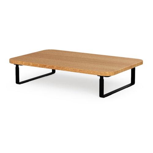 ナカバヤシ シンプルデスクトップ 幅40cm オーク・ブラック FDR-4025KMBK