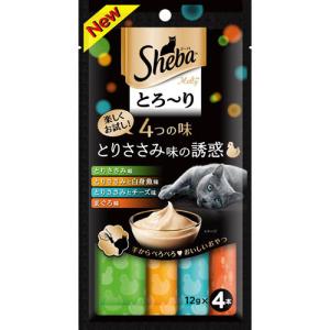 シーバ とろ〜り メルティ とりささみ味＆チーズ味セレクション 成猫用