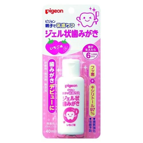 ピジョン ジェル状歯みがき いちご味 40ML