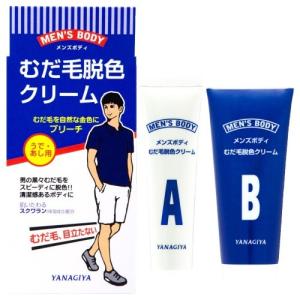 柳屋本店 メンズボディ むだ毛脱色クリーム N 40g+80...