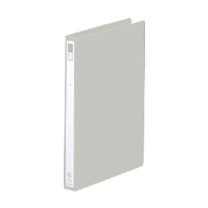 LIHIT LAB リヒトラブ P.P.リングファイル A4S 2穴 グレー F-867-12