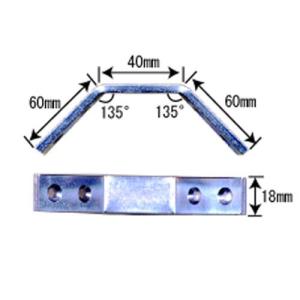 和気産業 WAKI ラッキーアングル BS-572 ユニクロ 60mm 1356500