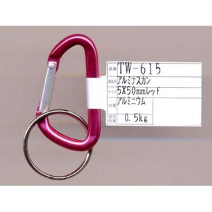 和気産業 WAKI アルミナスカン #A2440K TW-615 レッド 5×50