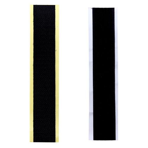 和気産業 強力面ファスナー バリバリテープ 激強力 幅25mm×長さ150mm 黒 BR029