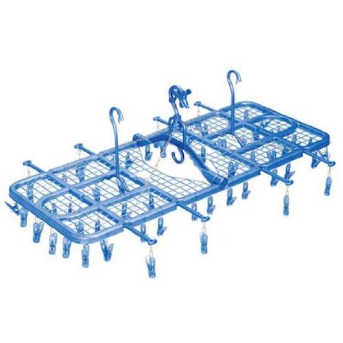 ニッコー ネット付スライド 超スーパー 角ハンガー 56 F-23 ピンチハンガー 折りたたみ 小さ...