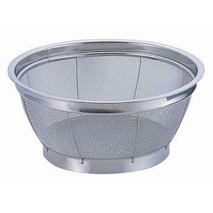 タケコシ 18-8ローズ柄 深型うどんてぼ ザル うどんざる 振りザル