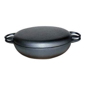 及源鋳造（OIGEN）南部鉄器 盛栄堂 ニューラウンド万能鍋 27cm F-157