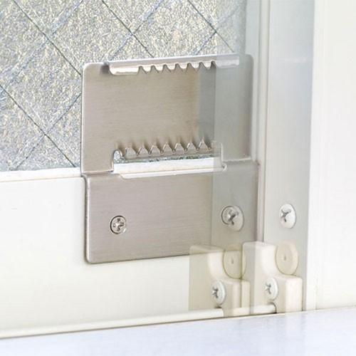 ファスナーロック専用取付金具 ファスナーメイト シルバー