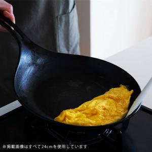 iwachu 中華鍋 　オムレツパン オムレツパン24cm（木柄付）