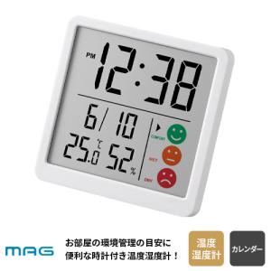 ノア精密 MAG時計付デジタル温度湿度計 ニコピ...の商品画像