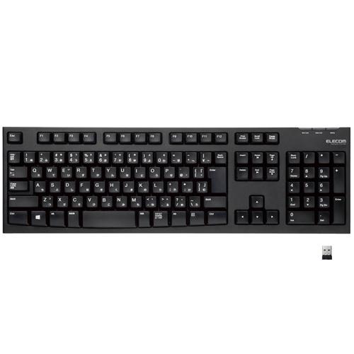 エレコム ELECOM ワイヤレスキーボード 無線 メンブレン 高耐久 Wii ブラック TK-FD...