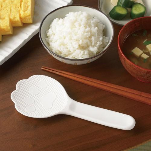 曙産業 ねこしゃもじ しろ CH-2043