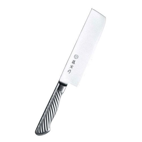 藤次郎 藤寅作 薄刃庖丁 16.5cm FU-894 包丁 オールステンレス 菜切包丁 キッチン 調...