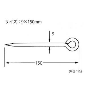 ハイロジック ユニクロ打込棒 9×150mm ...の詳細画像1