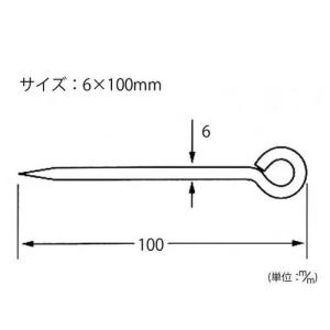 ハイロジック ユニクロ打込棒 6×100mm ...の詳細画像1